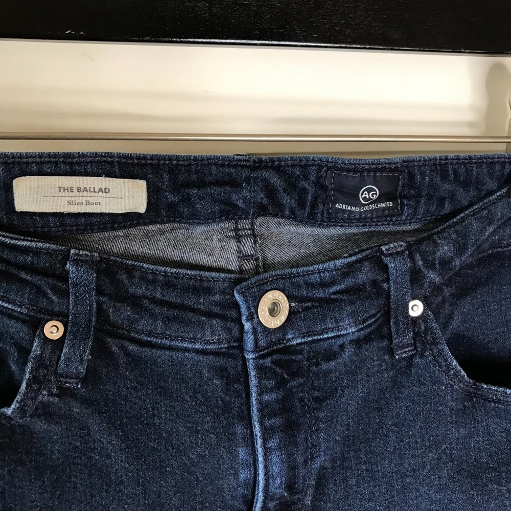 Adriano Goldschmied Womens The Ballad Slim Boot Jeans Blue - Picture 3 of 5